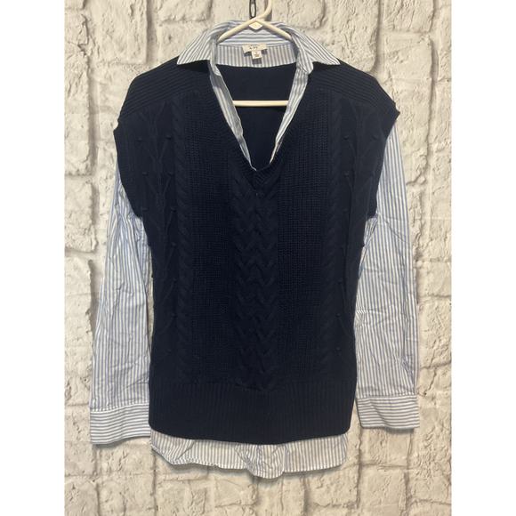 NEW Crown & Ivy Sweater Vest Shirt Small - Picture 12 of 12